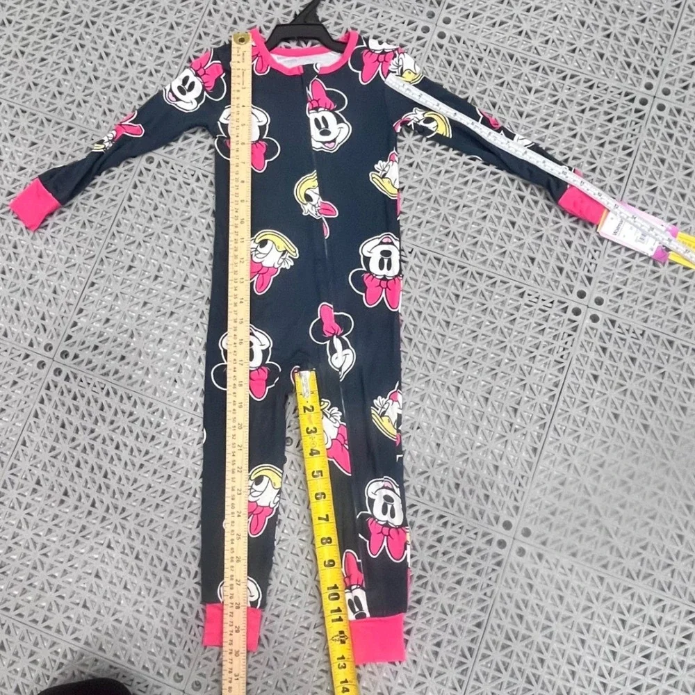 NWT Disney Minnie Mouse Daisy Duck‎ Toddler Girls Pajamas Sleepwear 3T Navy Pink